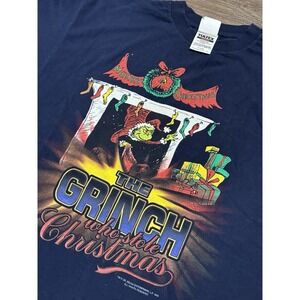 Vintage 1999 The Grinch Who Stole Christmas Blue T-Shirt Mens XL Tultex CLEAN